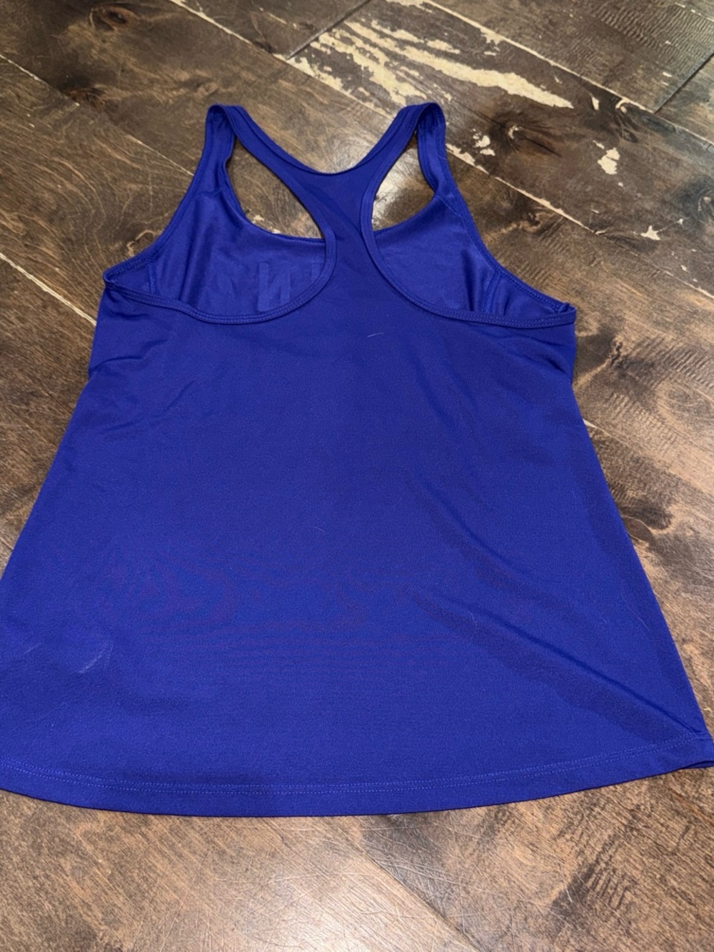 Old Navy Purple Racerback Tank with 'RUN REST repeat' Graphic - Picture 2 of 4